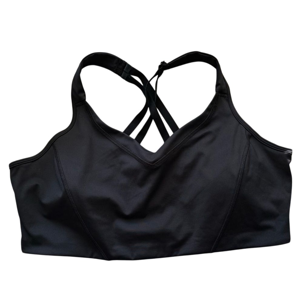 Wavvy Women's Crossback Adjustable Sports Bra Size‎ 1X